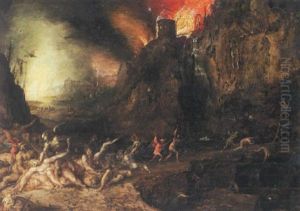 Hell Scene, With Devils Tormenting The Souls Of The Damned