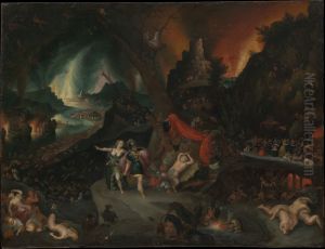 Aeneas And The Sibyl In The Underworld