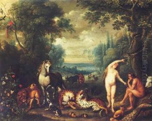 The Paradise Garden by Jan Brughel
