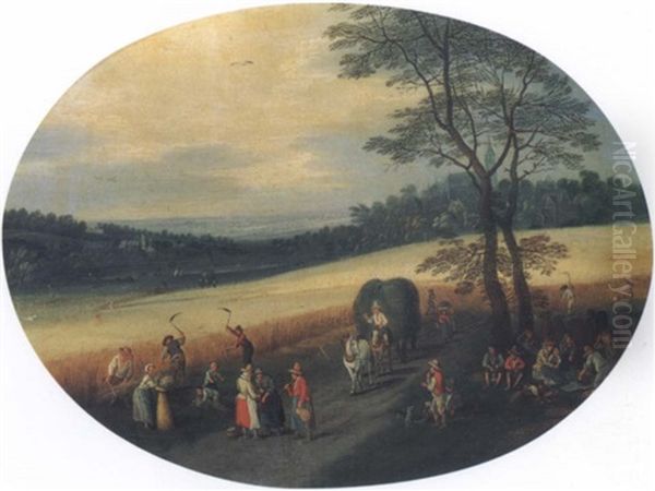 Summer Harvest Scene - view 1