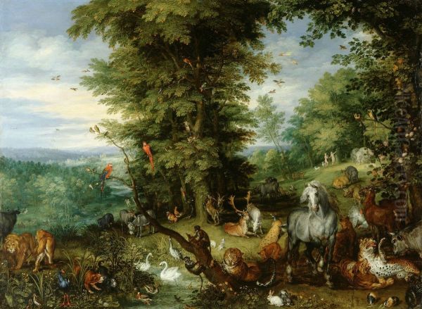 Adam And Eve In The Garden Of Eden - view 1
