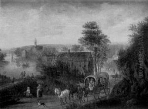 Landstrase Am Dorfausgang