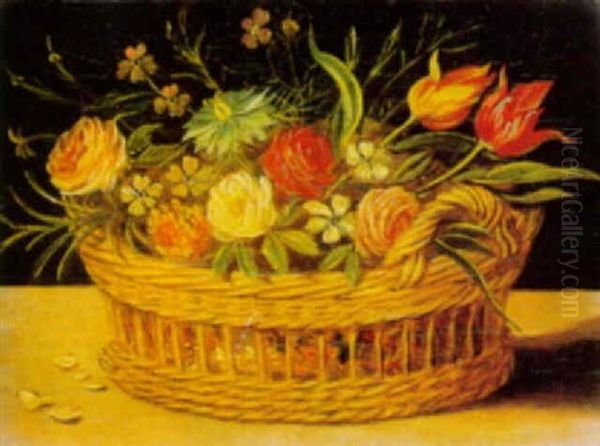 Flowers In A Basket - view 1