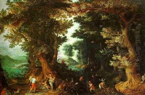 Latona And The Frogs by Jan Brughel