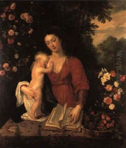 Vierge A L'enfant Dans Un Paysage by Jan Brughel