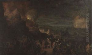 L'incendie De Troie Et La Fuite D'enee