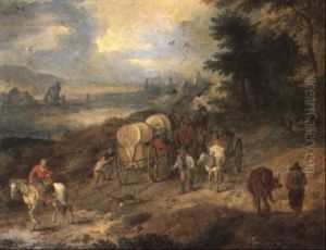 River Landscape With Travellers by Jan Brughel