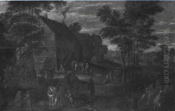 Animated Village Scene - view 1