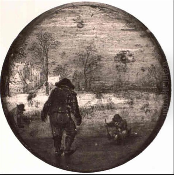 Skaters In A Landscape - view 1