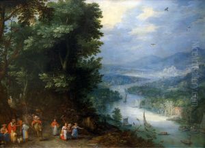 Flusslandschaft by Jan Brughel