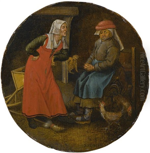 The Quarrelsome Housewife', Or 'the Scolding Woman And The Cackling Hen - view 1