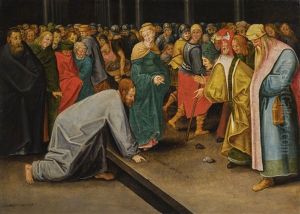 Christ With The Woman Taken In Adultery