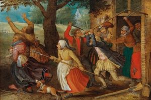 Boerenvreughd: Fight Of The Peasants Against The Spaniards - Allegory Of The Eighty Years War by Pieter Brueghel the Younger