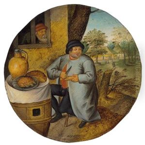 A Flemish Proverb: 'the Man Who Cuts Wood And Meat With The Same Knife'