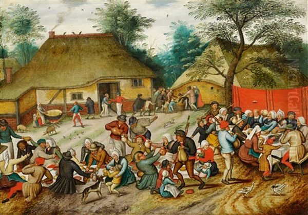 The Peasant Wedding Feast - view 1