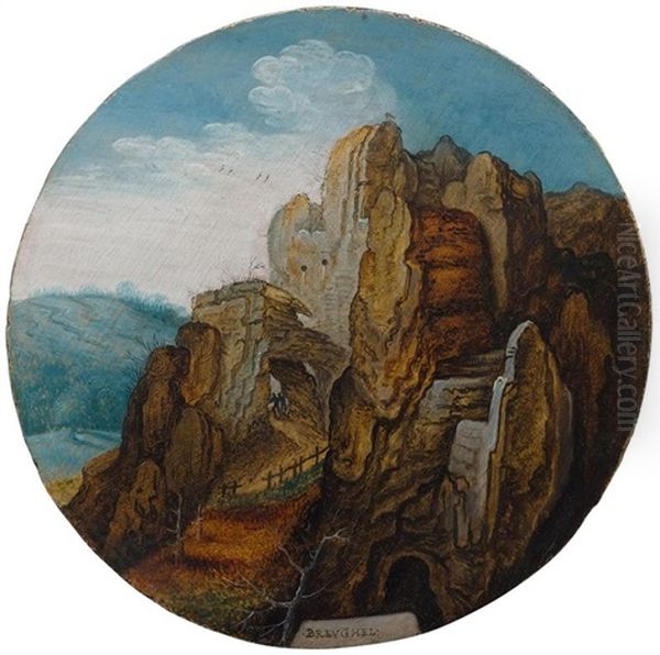 A Mountainous Landscape - La Source - view 1