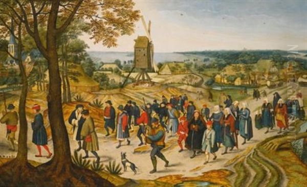 A Wedding Procession - view 1