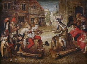 Le Combat De Carnaval Et Careme Ou La Joute Du Gras Et Du Maigre