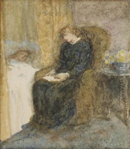 Study For 'the Convalescent' by Helen Mary Elizabeth Allingham