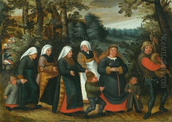 The Procession Of The Bride - view 1