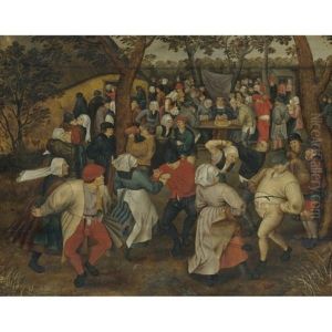 The Outdoor Wedding Feast (collab. W/studio) by Pieter Brueghel the Younger