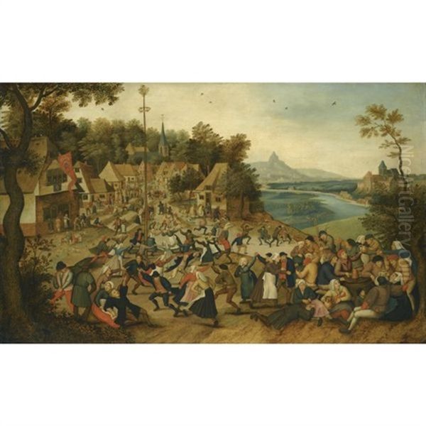 The Kermesse Of Saint George With The Dance Around The Maypole - view 1