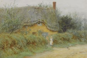 A Wiltshire Cottage by Helen Mary Elizabeth Allingham