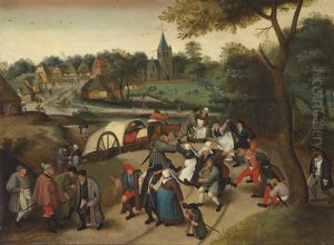 Peasants Returning From A Village Kermesse