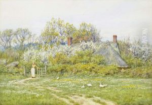 The Goose Girl by Helen Mary Elizabeth Allingham