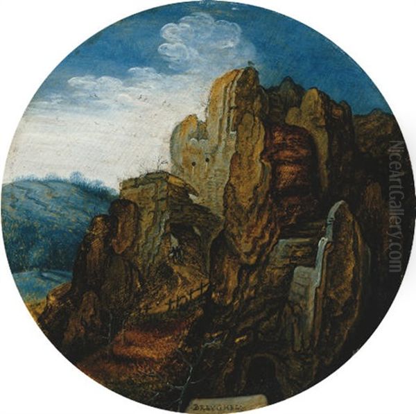 A Mountainous Landscape - La Source - view 1