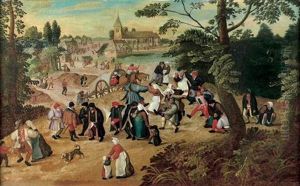 Le Retour De La Kermesse by Pieter Brueghel the Younger