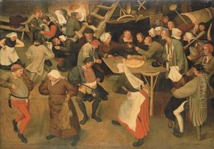 The Wedding Dance In The Barn by Pieter Brueghel the Younger