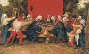 Presents Being Given To The Bride by Pieter Brueghel the Younger
