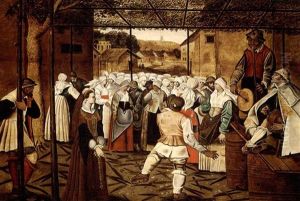 The Dance Of The Catherinettes by Pieter Brueghel the Younger
