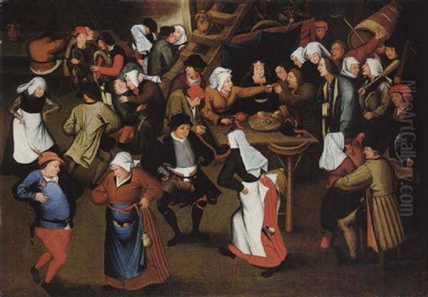 A Wedding Feast In An Interior - view 1