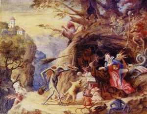 La Tentation De Saint Antoine by Pieter Brueghel the Younger