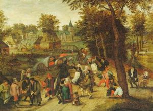 The Return From The Kermesse by Pieter Brueghel the Younger