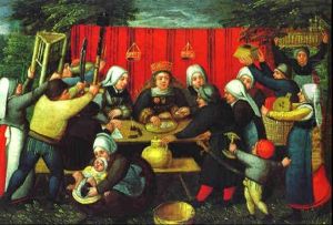 Bauernhochzeit by Pieter Brueghel the Younger