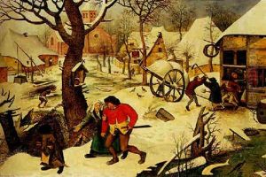 L'ivrogne Reconduit Par Les Seins by Pieter Brueghel the Younger