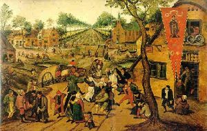 Le Retour De La Kermesse by Pieter Brueghel the Younger