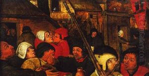Le Joueur De Cornemuse by Pieter Brueghel the Younger