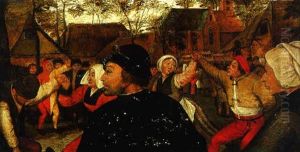 Le Joueur De Corneuse by Pieter Brueghel the Younger