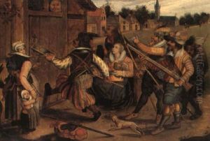 M+nd Der Fors+ger At Bryde En D+r Op by Pieter Brueghel the Younger