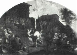 Peasants Making Merry by Pieter Brueghel the Younger