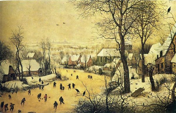 Winter Landscape With A Bird Trap - view 1