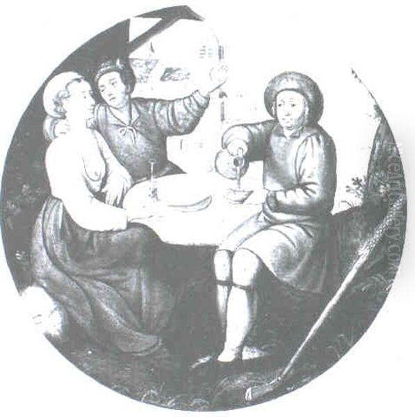 Peasants Having A Meal - view 1