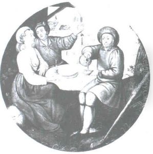 Peasants Having A Meal by Pieter Brueghel the Younger