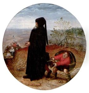 The Misanthrope by Pieter Brueghel the Younger