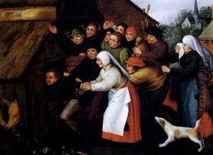 A Proverb: 'the Drunkard Pushed Into The Pigsty'