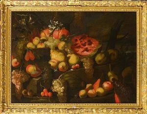 Nature Morte Aux Fruits by Abraham Brueghel